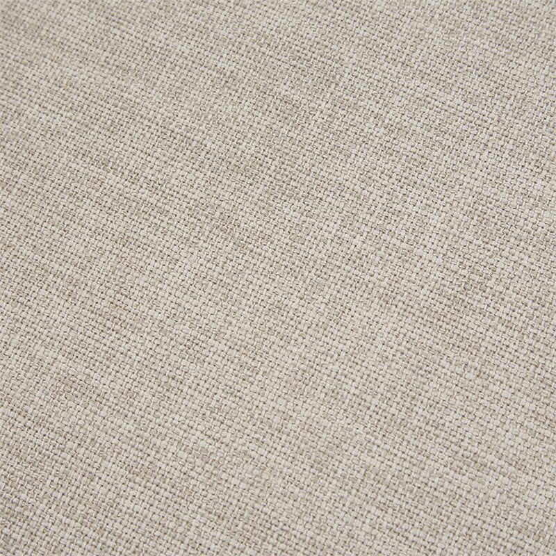 Martha Stewart Isla Solid Wood and Polyester Accent Chair in Natural