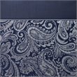 Madison Park Aubrey Polyester Jacquard Shower Curtain in Navy