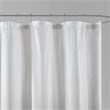 Madison Park Ara Polyester Ombre Printed Seersucker Shower Curtain in Gray