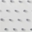 Madison Park Sophie Polyester Clip Shower Curtain in Gray/White