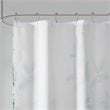 Madison Park Cecily Rayon Polyester Printed Shower Curtain in Seafoam Green
