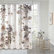 Madison Park Cassandra Cotton Printed Shower Curtain in Blush Pink