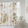 Madison Park Cassandra Cotton Printed Shower Curtain in Blush Pink