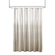 Madison Park Ara Polyester Ombre Printed Seersucker Shower Curtain in Brown
