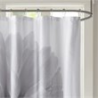 Madison Park Norah Cotton Percale Shower Curtain in Gray Finish