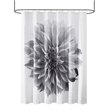 Madison Park Norah Cotton Percale Shower Curtain in Gray Finish