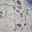 Madison Park Cassandra Contemporary Cotton Fabric Printed Shower Curtain in Blue