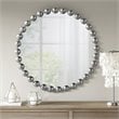 Madison Park Signature Marlowe Glass and Metal Wall Decor Mirror in Silver