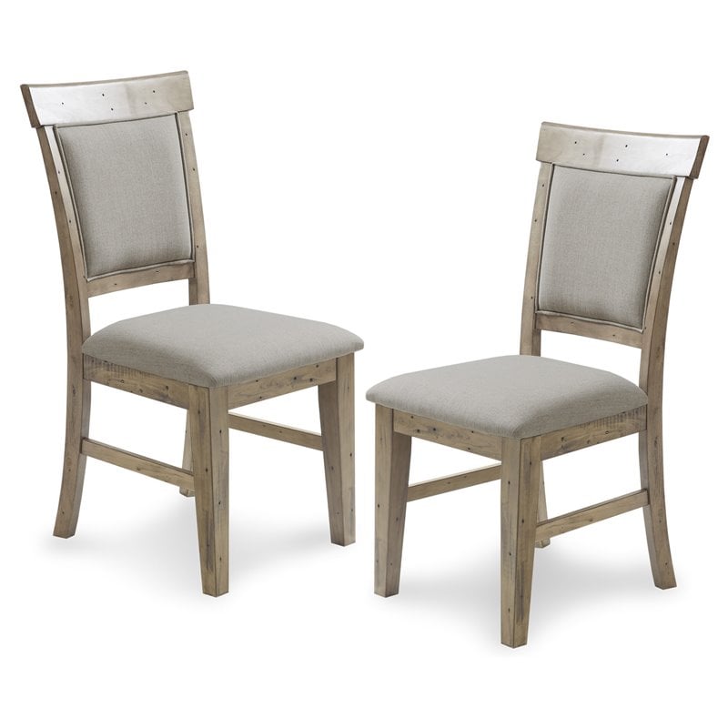 Cream material 2024 dining chairs