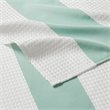 Madison Park Spa Waffle Weave Woven Polyester Shower Curtain in Aqua Blue