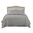 Madison Park Nadine Polyester Fabric and Metal Queen Size Headboard in Black/Cream