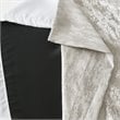 SunSmart Cassius Polyester Fabric Window Panel with BO Lining in Silver/Gray