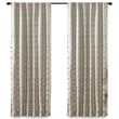 SunSmart Cassius Polyester Fabric Window Panel with BO Lining in Silver/Gray