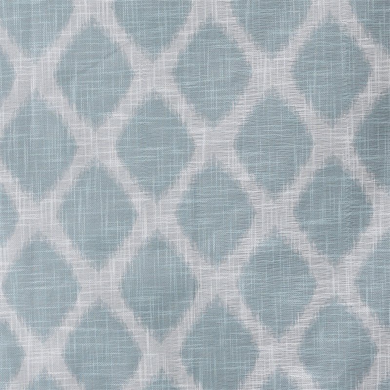 SunSmart Blakesly Modern Polyester Fabric Blackout Window Panel in Aqua Blue