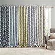 SunSmart Blakesly Modern Polyester Fabric Blackout Window Panel in Aqua Blue