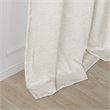SunSmart Como Polyester Fabric Total Blackout Window Panel Pair in Ivory