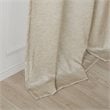 SunSmart Como Polyester Fabric Total Blackout Window Panel Pair in Taupe Beige