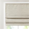 Madison Park Como Faux Silk Room Darkening Cordless Roman Shade in Ivory