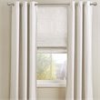 Madison Park Como Faux Silk Room Darkening Cordless Roman Shade in Ivory