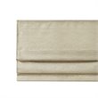 Madison Park Como Faux Silk Room Darkening Cordless Roman Shade in Taupe Beige