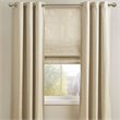 Madison Park Como Faux Silk Room Darkening Cordless Roman Shade in Taupe Beige