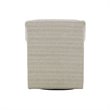 Madison Park Justin Solid Wood and Polyester Fabric Swivel Glider Chair in Tan