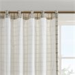 Madison Park Anaheim Polyester Jacquard Panel with Fleece Lining in Natural