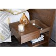 INK+IVY Clark Solid Wood Queen Bed with 2 Nightstand in Pecan Brown