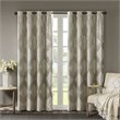 SunSmart Bentley Polyester Knitted Coated Total Blackout Window Panel in Beige