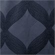 SunSmart Bentley Polyester Ogee Knitted Jacquard Total Blackout Panel in Navy