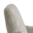 Madison Park Hoffman Polyester Fabric and Solid Wood Push Back Recliner in Beige