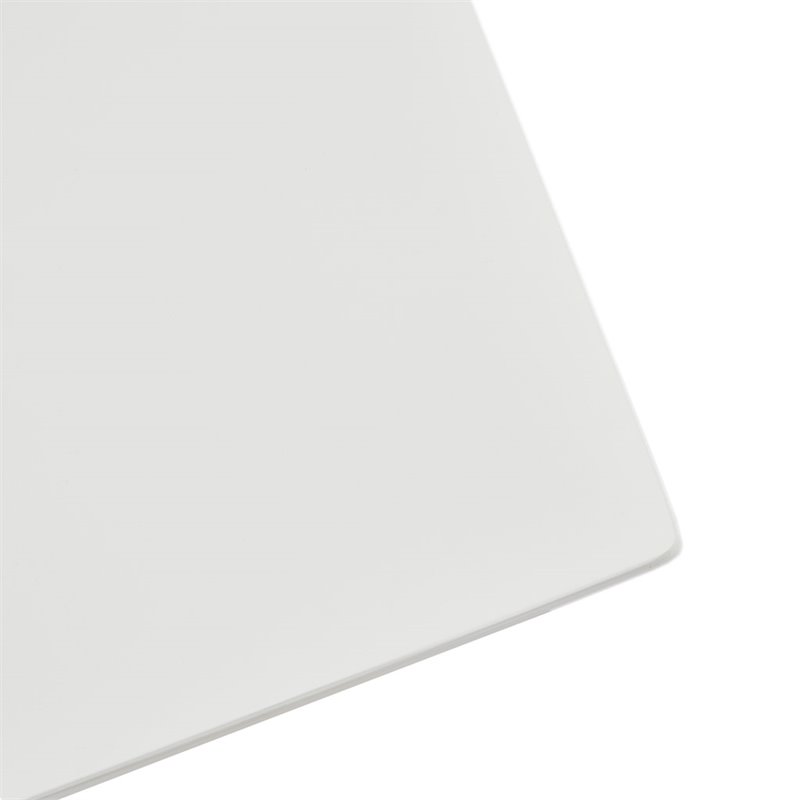 Madison Park Parker Mid-Century Solid Wood Bookcase in Off White/Natural