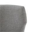 Madison Park Signature Hutton Wood and Fabric Dining Chair in Gray (Set of 2)