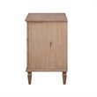 Madison Park Signature Victoria Acacia Wood Veneer Nightstand in Natural