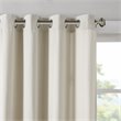 Madison Park Englewood Polyester Grommet Top Window Panel in Natural