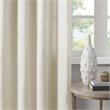 Madison Park Englewood Polyester Grommet Top Window Panel in Natural