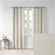Madison Park Englewood Polyester Grommet Top Window Panel in Natural