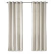 Madison Park Englewood Polyester Grommet Top Window Panel in Natural