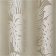 Madison Park Leilani Polyester Fabric Palm Leaf Burnout Window Sheer in Natural