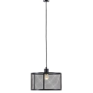 INK+IVY Jaxson Single Light Modern Metal Pendant in Black Finish