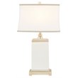 Hampton Hill Colette Ceramic and Metal Table Lamp in Off White/Ivory