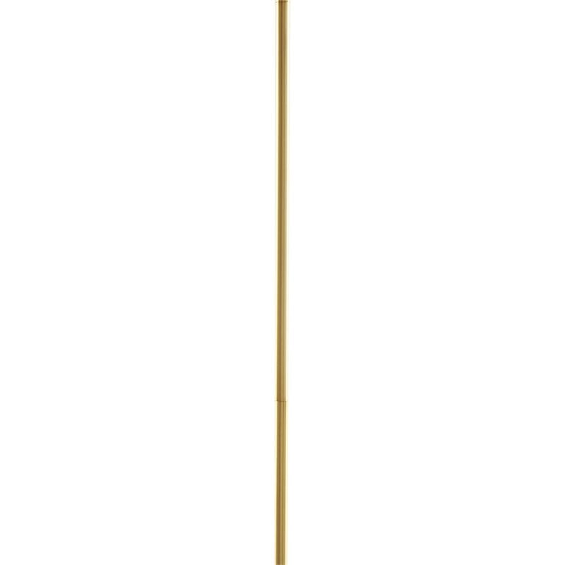 Hampton Hill Presidio Transitional Metal and Fabric Chandelier in Black/Gold