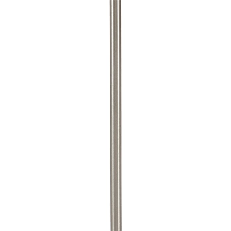 Hampton Hill Presidio Transitional Metal and Fabric Chandelier in White/Silver