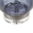 Urban Habitat Borel Transitional Glass and Cotton Table Lamp in Blue/White