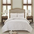 Madison Park Bahari Cotton Chenille Palm Comforter Set in Off White
