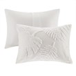 Madison Park Bahari Cotton Chenille Palm Comforter Set in Off White