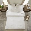 Madison Park Bahari Cotton Chenille Palm Comforter Set in Off White