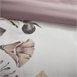 Madison Park Cassandra Cotton Percale Printed Full/Queen Duvet Cover Set - Pink