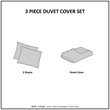 Madison Park Cassandra Cotton Percale Printed Full/Queen Duvet Cover Set - Pink
