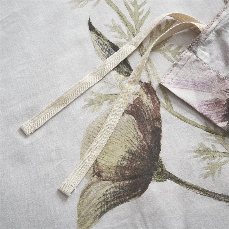 Madison Park Cassandra Cotton Percale Printed Full/Queen Duvet Cover Set - Pink